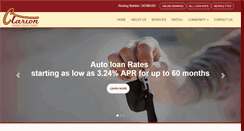 Desktop Screenshot of clarionfcu.org